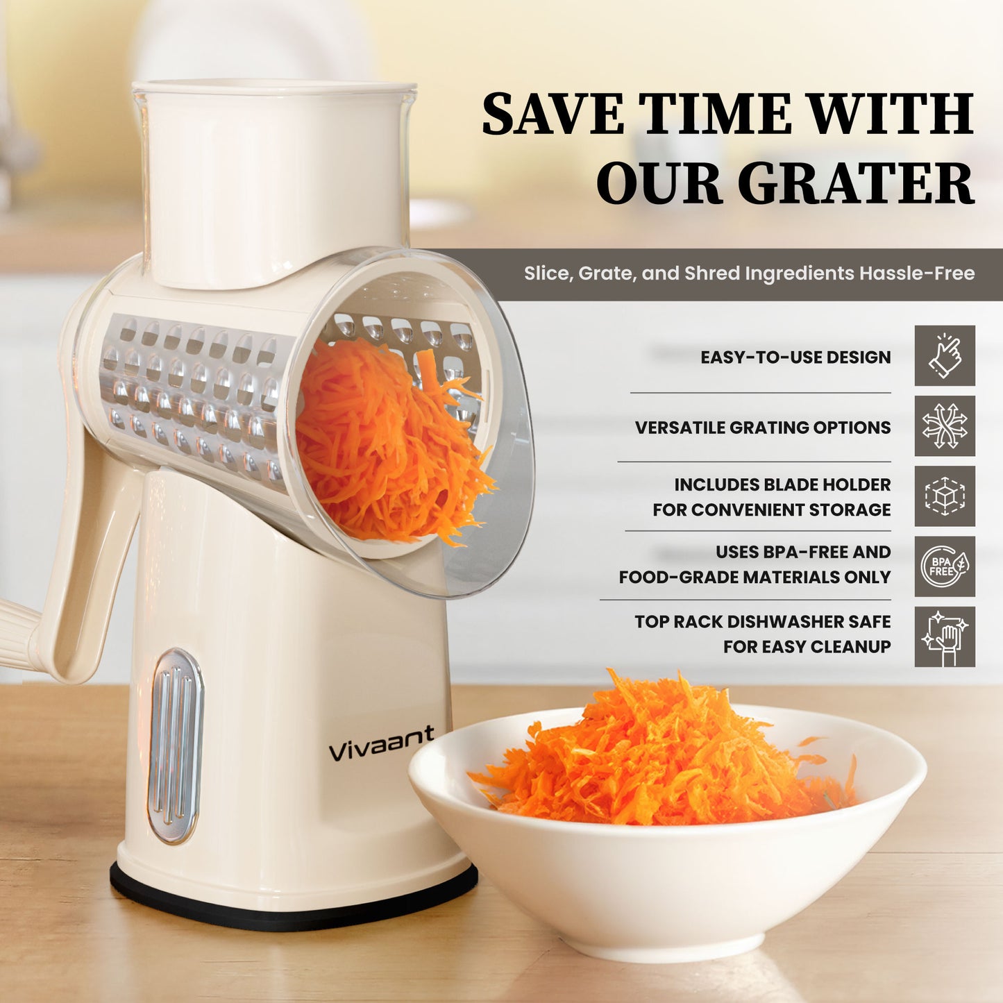 Rotary Grator by Vivaant