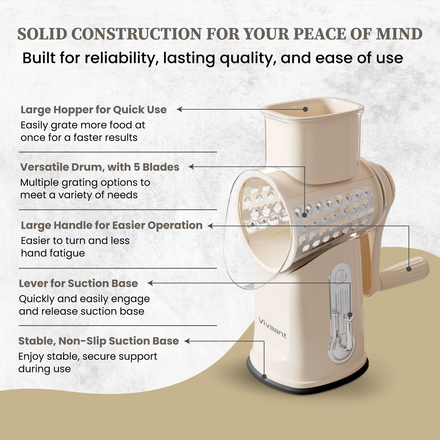 Rotary Grator by Vivaant